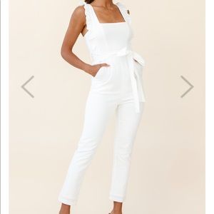 White jumpsuit